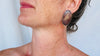 Asymm Lapis and Jasper Earrings. Handmade Sterling Silver Jewelry. 3005