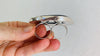 Labradorite Two Finger Ring. Adjustable. Gorgeous Flash. 0372
