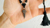 Old Amulet Necklace. Toothpick! Antique. India. Sterling Silver. 1028