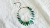Ancient Roman Glass Necklace with Sterling Silver. Handmade Designer Jewelry.