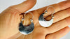 Shiny Silver Hoop Earrings. Oaxacan Jewelry. Sterling Silver. AR1