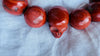 Skully Red Jasper Necklace. Handmade Designer Stone Jewelry. Medicine Necklace.