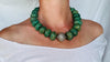 Guatemalita Jade Necklace. Sterling Silver. Handmade Jewelry. 2849