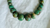 Guatemalita Jade Necklace. Handmade Mayan Jewelry. Sterling Silver.