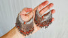 Vintage Uzbek Coral Earrings. Sterling Silver. 2352. Bukhari.