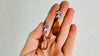 Amber & Sterling Silver Cast Hands Earrings. 0278