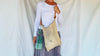 Large Agave Woven Bag With Leather Strap And Tassel! Hand-spun & Woven. Chiapas, Mexico