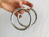 PAIR Fine Silver Bangle from the Karen Hill Tribe of Thailand