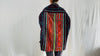 Vtg Hmong Indigo Wrap Shrug. Indigo Batik, Embroidered, Applique. Repurposed. 0376