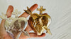 Hand Cast Milagro Hearts for Altar or Decoration. Gold and Silver. 0964