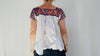 Hand-Embroidered Nahua Blouse. Puebla, Mexico