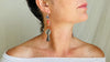 Antique Berber Silver and Coral Earrings. Sterling Silver. Morocco. 2754