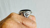 Amethyst Botanicals Ring. Size 7. Stupendously Crafted Sterling Silver. 4137