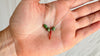 Turquoise & Coral Necklace. Sterling Silver Chain. 1422