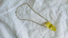 Citrine & Silver Pendant Necklace. Handmade Sterling Silver. 2303