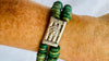 Duo of Guatemalita Bracelets. Beaded with Sterling Silver.