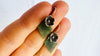 Guatemalan Jade Earrings. Sterling Silver. 4408