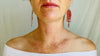 Carved Gourd Earrings. Sterling Silver. Oaxaca, Mexico. 0363