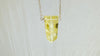 Citrine & Silver Pendant Necklace. Handmade Sterling Silver. 2303