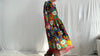 Vintage Tajik Suzani Silk Embroidered Dress. Up to size L