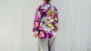 Indian Paisley Button Up Shirt. Colorful Unisex Summer Clothing. MOP buttons