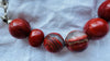Skully Red Jasper Necklace. Handmade Designer Stone Jewelry. Medicine Necklace.