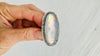 Rainbow Moonstone Cocktail Ring. Maximalist Sterling Silver Jewelry. Adjustable. 0851