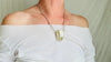 Citrine & Silver Pendant Necklace. Handmade Sterling Silver. 2305
