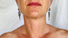 Heart Earrings. Oaxacan Filigree with Coral. Sterling Silver. Mexico. 0402