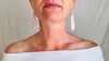 Rhodochrosite Earrings. Kewa Pueblo Slab Earrings. Santo Domingo Artisan Jewelry. 0352