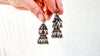 Sterling Silver Tribal Earrings Rajasthan. India. 1039