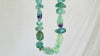 Long Fluorite & Sterling Silver Necklace. 2066