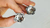 Taxco Flower Earrings. Handcrafted Sterling Silver Jewelry. Mexico. Frida Kahlo. 4208