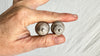 Silver Barbell Earrings. Thailand. Smaller. 0647