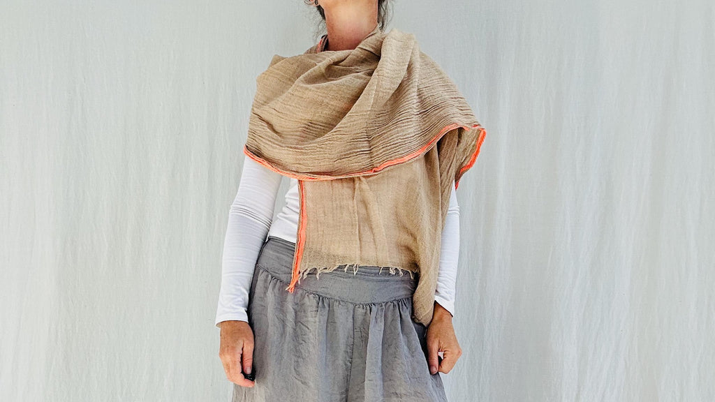 Soft Wool Shawl, Wrap, Scarf. Lightweight