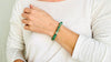 Guatemalita Beaded Bracelet. Sterling Silver. 2404