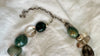 Labradorite, Ammonite & Aventurine Skull Necklace. Sterling Silver. 2229