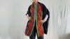 Vtg Hmong Indigo Wrap Shrug. Indigo Batik, Embroidered, Applique. Repurposed. 0376