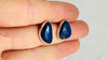 Lapis Lazuli Asymmetrical Earrings. Sterling Silver. 0698
