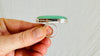 Oversized Chrysoprase Cocktail Ring. Gorgeous Green Color. Adjustable Band. Handmade Sterling Silver Jewelry.
