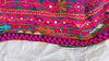Vintage Banjara Embroidered Drawstring Skirt.