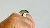 Oversized Faceted Lemon Topaz Cocktail Ring | Handmade Adjustable Sterling Silver | Unique Gemstone Jewelry. 4203