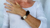Natural Amber and Silver Beaded Bracelet. 925 Sterling. 4424