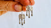 Monte Alban Reproduction Earrings. Oaxacan. Sterling Silver. Mexico. Frida Kahlo. 2824