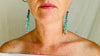 Natural Turquoise Earrings. Santo Domingo. Kewa Pueblo. Native American. 4025