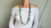 Long Fluorite & Sterling Silver Necklace. 2460