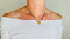 Amber Pendant on a Leather Cord. Handmade Necklace. 1402