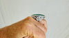 Malachite Oversized Botanicals Cocktail Ring. Gorgeous. Size 7. 4196