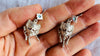 Monte Alban Reproduction Earrings. Oaxacan. Sterling Silver. Mexico. Frida Kahlo.