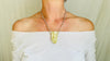 Citrine & Silver Pendant Necklace. Handmade Sterling Silver. 2303